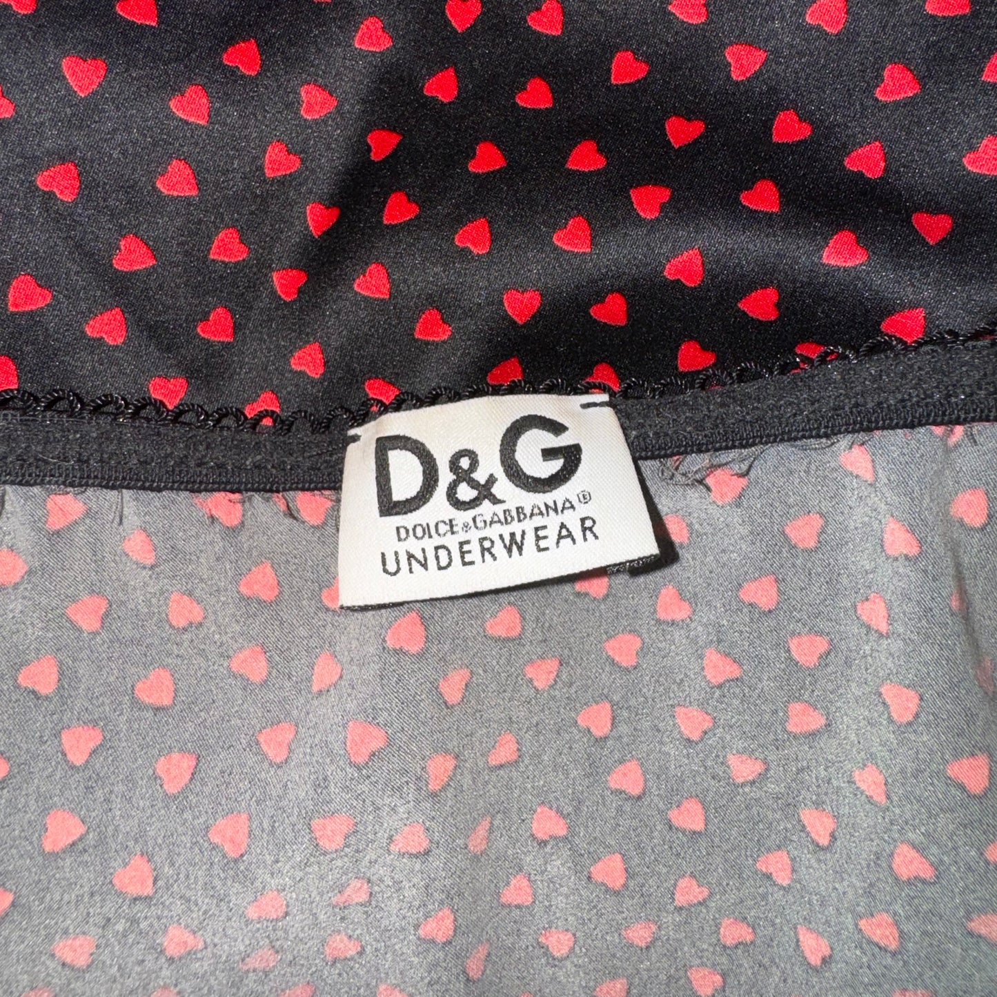 Dolce & Gabbana Heart Print Slip Dress