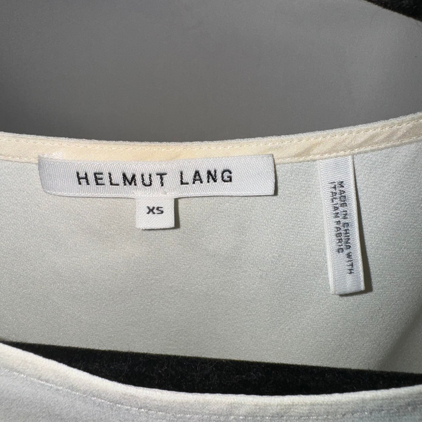 Helmut Lang Bateau Neckline Short Sleeve Blouse