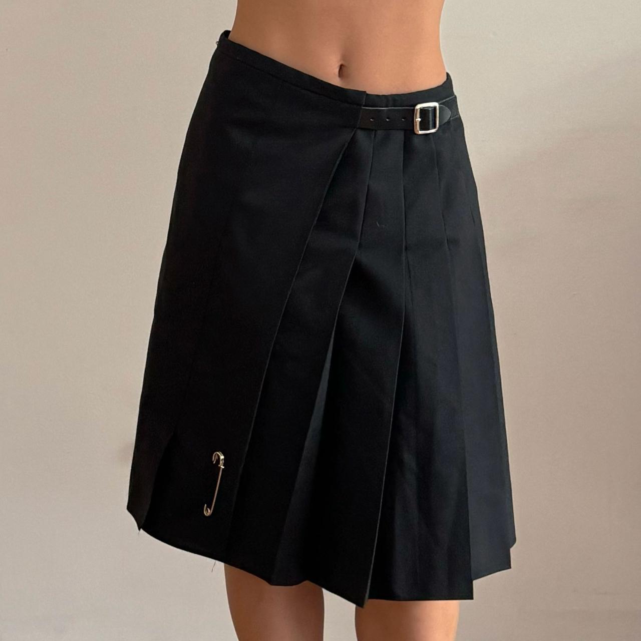 Le Kilt x Dover Street Market Holiday Exclusive Wool and Silk Paneled Pleated Kilt